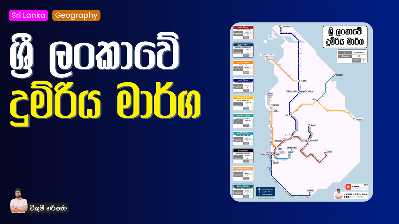 ශ්‍රී ලංකාවේ දුම්රිය මාර්ග